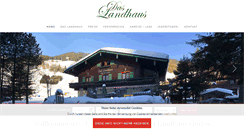 Desktop Screenshot of das-landhaus-gerlos.at